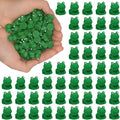 80Pcs Mini Frogs Resin Tiny Frogs Miniature Decoration Figurines Ducks Dollhouse Garden Decor Plastic Mini Animals Micro Landscape Ornament Cake DIY Craft