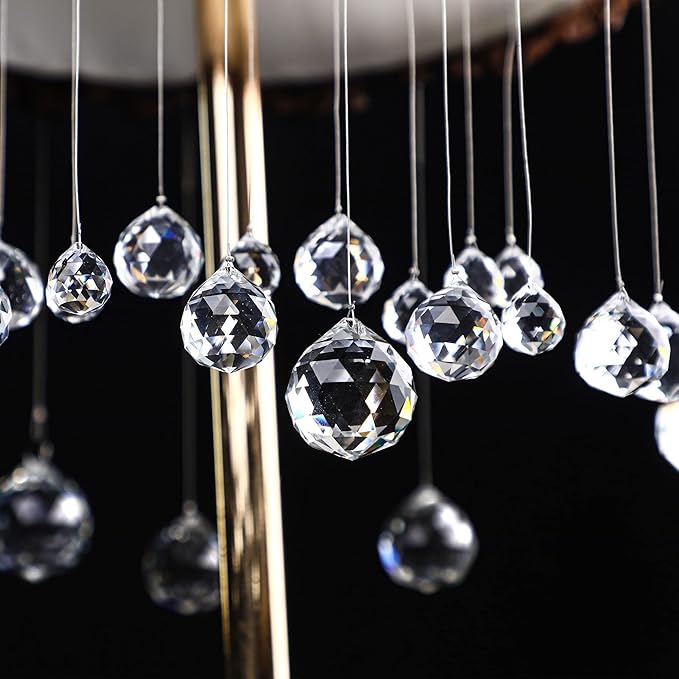 Crystalsuncatcher Clear Crystal Ball Prism Suncatcher Rainbow Maker Hanging Crystals Prisms for Windows, for Feng Shui, for Gift(30mm/1.18" 15pack)