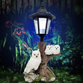 Owl Solar Lights Outdoor Garden,Solar Owls for Outdoors,Solar Powered Owl Garden Statues Decor,Unique Gifts Lights for Patio,Yard,Balcony