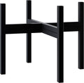 FaithLand Mid Century Plant Stand Indoor Outdoor(Plant Pot Not Included), Hold Up to 14 Inch Planter, Metal Planter Stand, Potted Plant Holder, Black - Fits Snake Plant - Upgraded Design