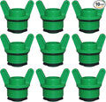 10 Pieces PT Male Thread PPR Pipe Plug Garden Irrigation Tubing Stopper Drain Plugs Caps for Garden Lawn Irrigation Watering Equipment (3/4 inch)