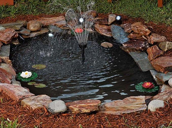 10 x 13 Feet Pond Liner, 20 Mil Pond Liners for Outdoor Ponds, Black LDPE Pond Liner for Waterfall, Fish Koi Ponds, Garden Fountain