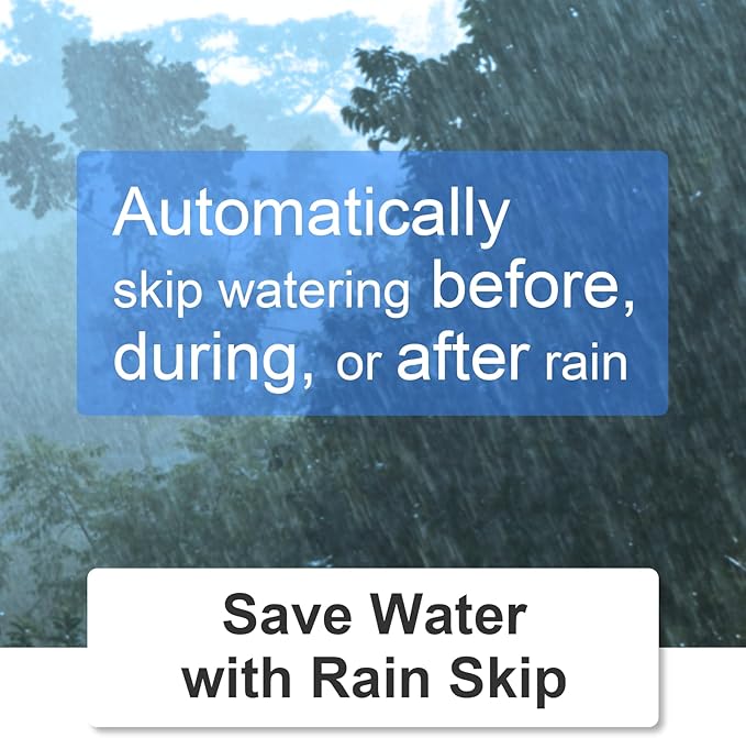 LinkTap G1S Wireless Water Timer & Gateway - Smart Sprinkler Timer with App, Remote Irrigation for Garden, Weather Aware, Greater Range than WiFi, Manual Control & Digital Lockout, 2 Year Battery Life