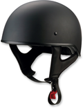 Z1R, Z1R CC Beanie Helmet – Flat Black, Small – Polycarbonate Shell, Moisture-Wicking Liner