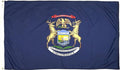 FlagSource Michigan Nylon State Flag, Made in USA, 6x10'