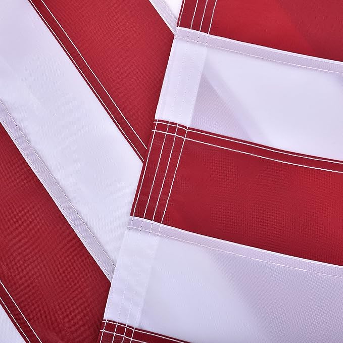 American Flags for Outside 3x5, US Flags 3x5 Outdoor USA High Wind with Embroidered Stars, Sewn Stripes, Brass Grommets, Durable USA Flag Outdoor Outside