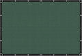 VICLLAX Shade Fabric Sun Shade Cloth with Every 2 FT Grommets for Patio Garden Pergola Cover Canopy 17x19 FT, Dark Green