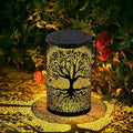 Solar Outdoor Lanterns Waterproof Hanging, Tree of Life Decorative Light Christmas Thanksgiving Birthday Gifts for Women Mom Grandma, Garden Decor for Garden Patio Yard Lawn Backyard Front Porch