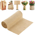 VEVOR Burlap Fabric Roll, 14” x 30 ft High Density Natural Jute Fiber Material for Outdoor Plant Care, Tree Wrap Roll, Decor, DIY Crafts, Wedding, Garden Weed Barrier, Plants & Trees Winter Covering