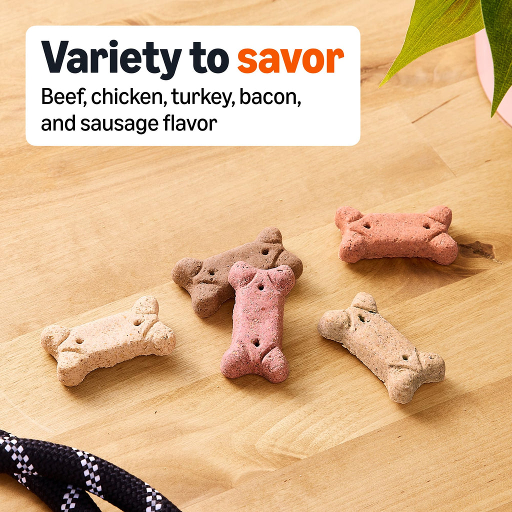 Amazon Basics Crunchy Dog Biscuits Multi Flavor 5 lb Box
