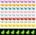 72 Pack Mini Animals Tiny Axolotl Figurines Glow in Night Bulk for Miniature Dollhouse Decor Accessories Garden Aquarium Potted Ornament Party DIY Charms Office Classroom Activity to Hide
