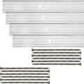 Dreamscape E-Z Edge Aluminum Landscape Edging - 4 Strips, 6ft Each (24ft Total), Mill Finish (Natural Aluminum) - Professional Quality Landscaping Border, Metal Divider for Lawn, Garden, Flowerbed