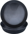 Plant Saucer 18 Inch, Extra Large Planter Saucer 2 Pack, Plastic Plant Saucers for Indoors and Outdoors, Plant Pot Saucers, Drainage Tray for 16, 17, 18 in Planters