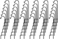 Ashman Shepherd's Hooks 35 Inch (36 Per Pack), Black, Made of Premium Metal for Hanging Solar Lights, Bird Feeders, Mason Jars, Christmas Lights, Lanterns, Garden Stakes and Wedding Décor.