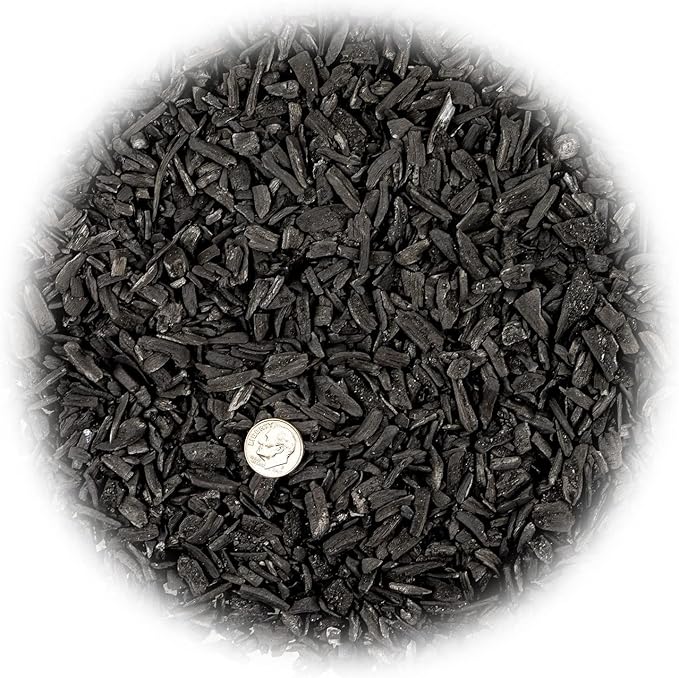 Horticultural Charcoal for Indoor Plants [5-Quart Bag] Black Diamond Soil Amendment for Orchids, Terrariums, and Gardening