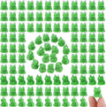220 Pcs Mini Resin Frogs Green Plastic Miniature Tiny Figurines Tiny Frogs for Fairy Garden Moss Landscape DIY Craft Accessories Home Ornament and Dollhouse Birthday Party Favors