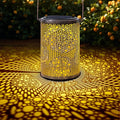 Solar-Powered Iron Art Lantern - Two Lighting Modes Waterproof Hanging Ambiance Lighting for Gardens & Patios, Perfect as Decorative Gift Housewarming Gift Mom Gifts (Bubble)