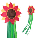 Madrona Brands Red Flower Windsock | Durable Outdoor Hanging Decoration | Yard, Garden, Patio, Home and More | 42-Inch