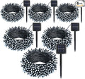 6 Pack Solar String Lights Outdoor, 600 LED Extra-Long 236Ft Solar Lights Outdoor with 8 Lighting Modes, IP65 Waterproof for Garden, Patio, Xmas, Balcony, Tree, Wedding, Party Decor (White)