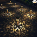 KAIXOXIN Solar Garden Lights, Metal Hummingbird Pathway Lights, Outdoor Landscape Lighting for Patio, Backyard, Walkway (Hummingbird, 2)