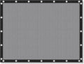 VICLLAX Shade Fabric Sun Shade Cloth with Every 2 FT Grommets for Patio Garden Pergola Cover Canopy 14x21 FT, Light Grey