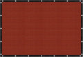 VICLLAX Shade Fabric Sun Shade Cloth with Every 2 FT Grommets for Patio Garden Pergola Cover Canopy 6x22 FT, Rust Red