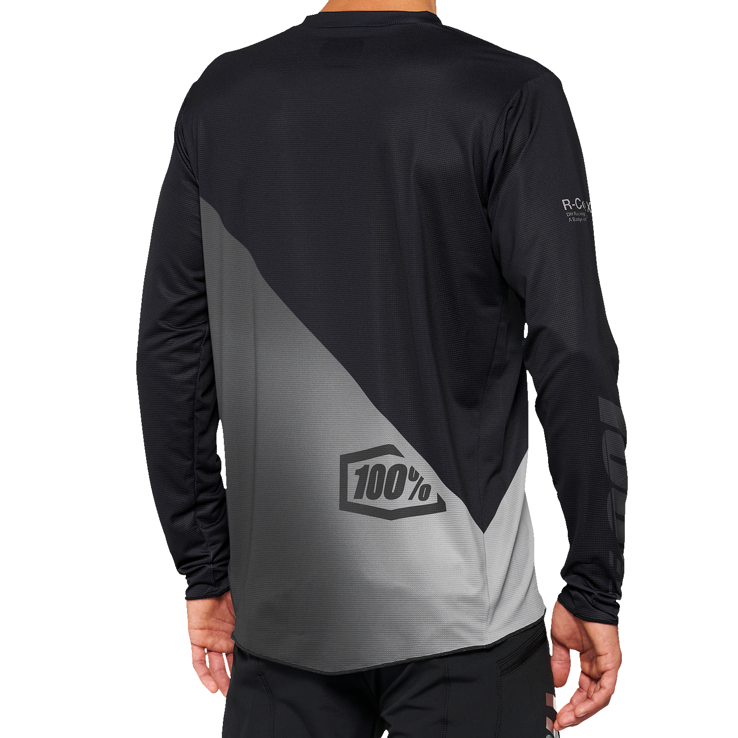 100% R-Core-X Long-Sleeve Jersey - Black/Gray - Small 40000-00000