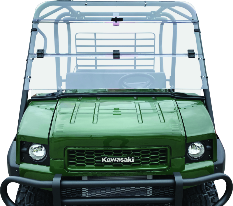 QuadBoss, QuadBoss KAF620 Mule 4010 Folding Windshield for Kawasaki KAF620 Mule 4010 4x4