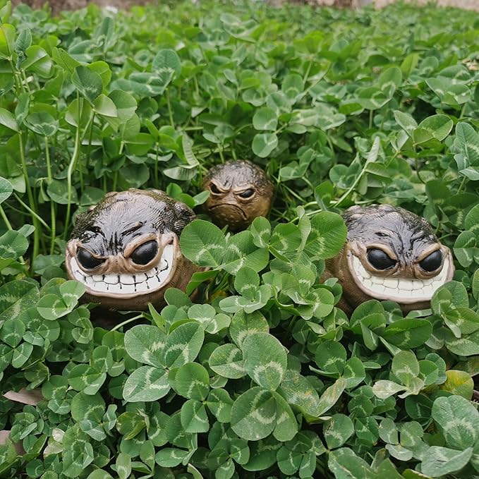 Weird Ugly Funny Monster Frog Obese Toad Garden Accessories Quirky Outdoor Accents Decorative Statue Novelty Home Office Sculpture Unique Gift