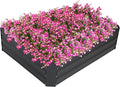 Sunnydaze Galvanized Raised Garden Bed - Metal Raised Bed for Gardening - Outdoor Planter Box for Flowers, Plants, and Vegetables - Gray - 48" W x 36" D x 12" H Rectangle