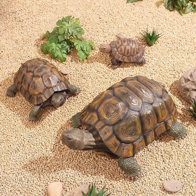 Turtle Statue,Resin Garden Sculpture Indoor/Outdoor Yard Lawn Ornament,Home Decor (Extra Large)