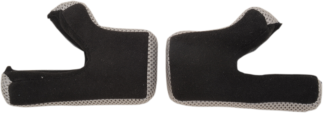 Z1R, Z1R Youth Rise Cheek Pads for Ascend Helmet - Medium, Black (Part Number: 0134-2381)