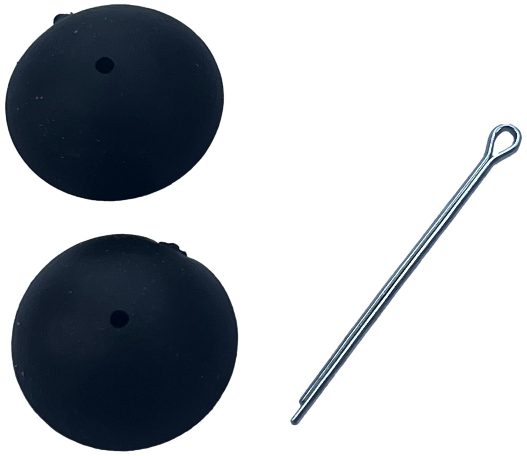 Brush Buttons - Pair