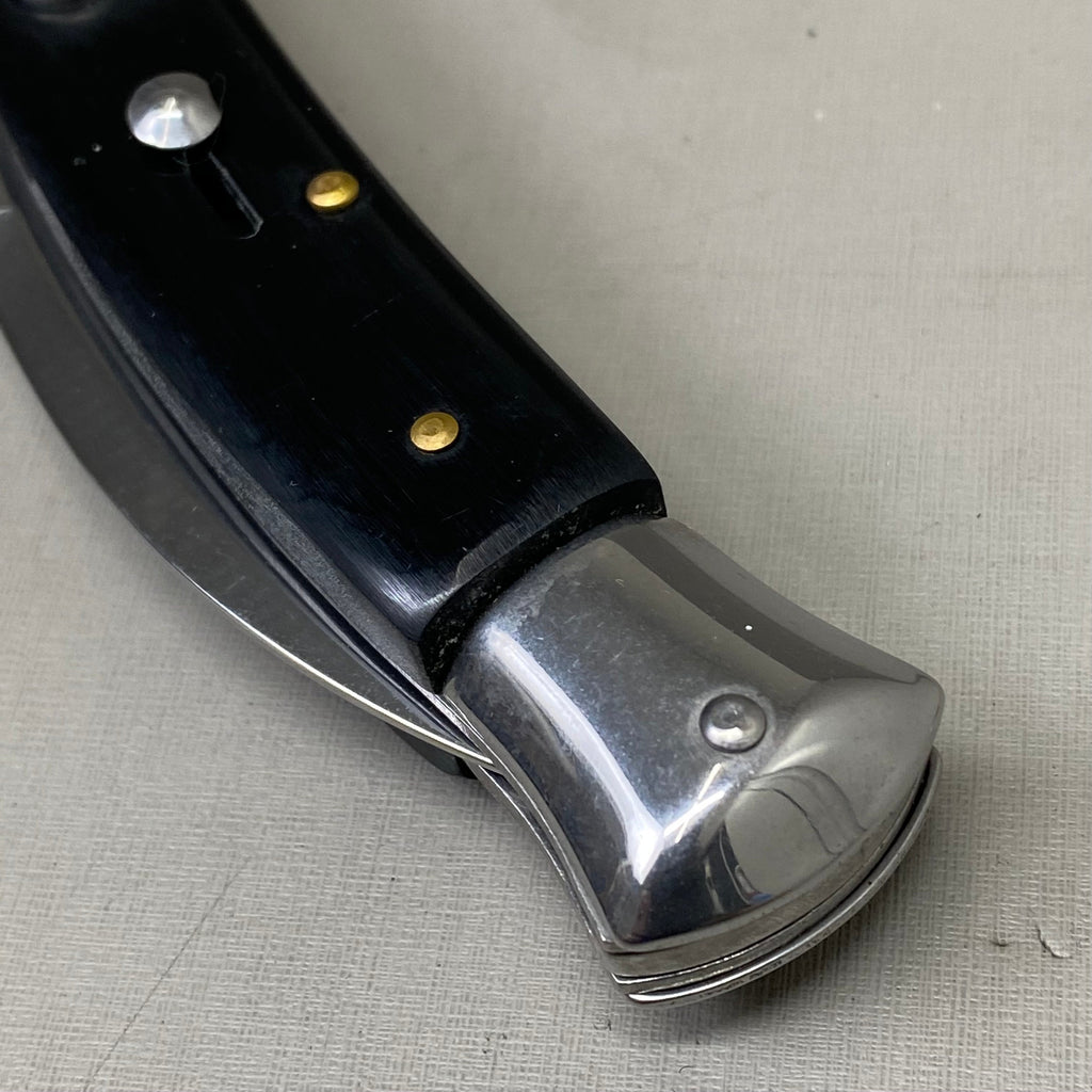 ZA@ ARMED FORCE TACTICAL Handcrafted OTF Pocket Knife  4" Blade 9" Overall Length Black ST-6CBK
