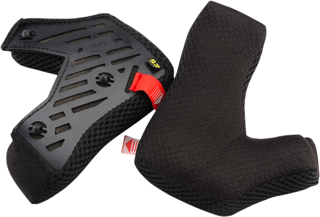 100% Aircraft Cheek Pads - XS, L 89008-00003