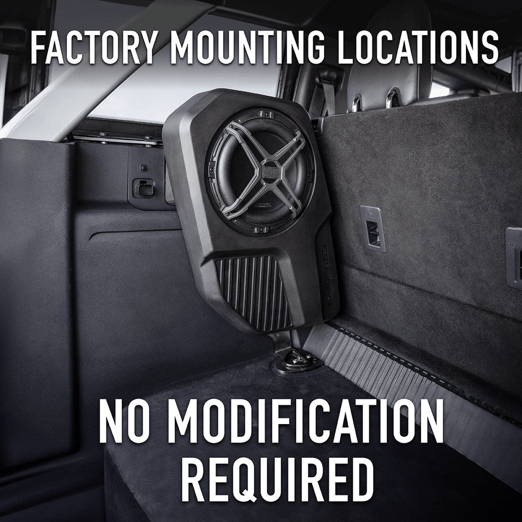 2021-2024 Ford Bronco 4-Door Rear Subwoofer Add-On