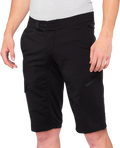 100% Ridecamp Shorts - Black - US 36 40029-00004