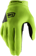 100% Women's Ridecamp Gloves - Fluo Yellow/Black - Medium 10013-00007