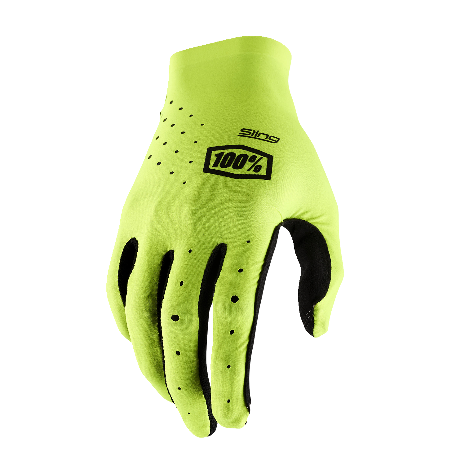 100% Sling MX Gloves - Fluorescent Yellow - Medium 10023-00006