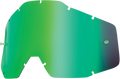 100% Accuri/Strata/Racecraft Lens - Green Mirror 51002-005-02