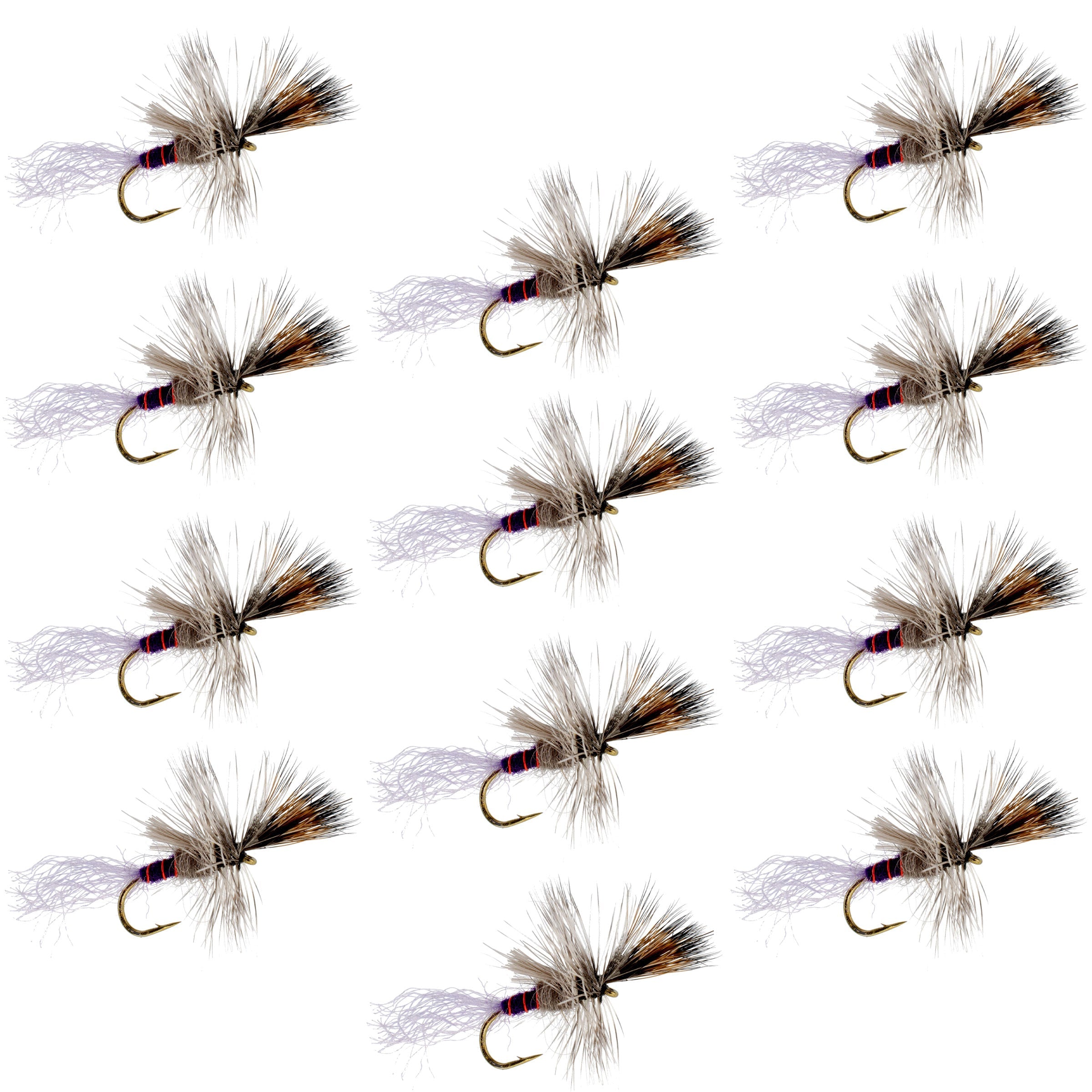 Purple Haze Cripple Mayfly  12 Flies Hook Size 18