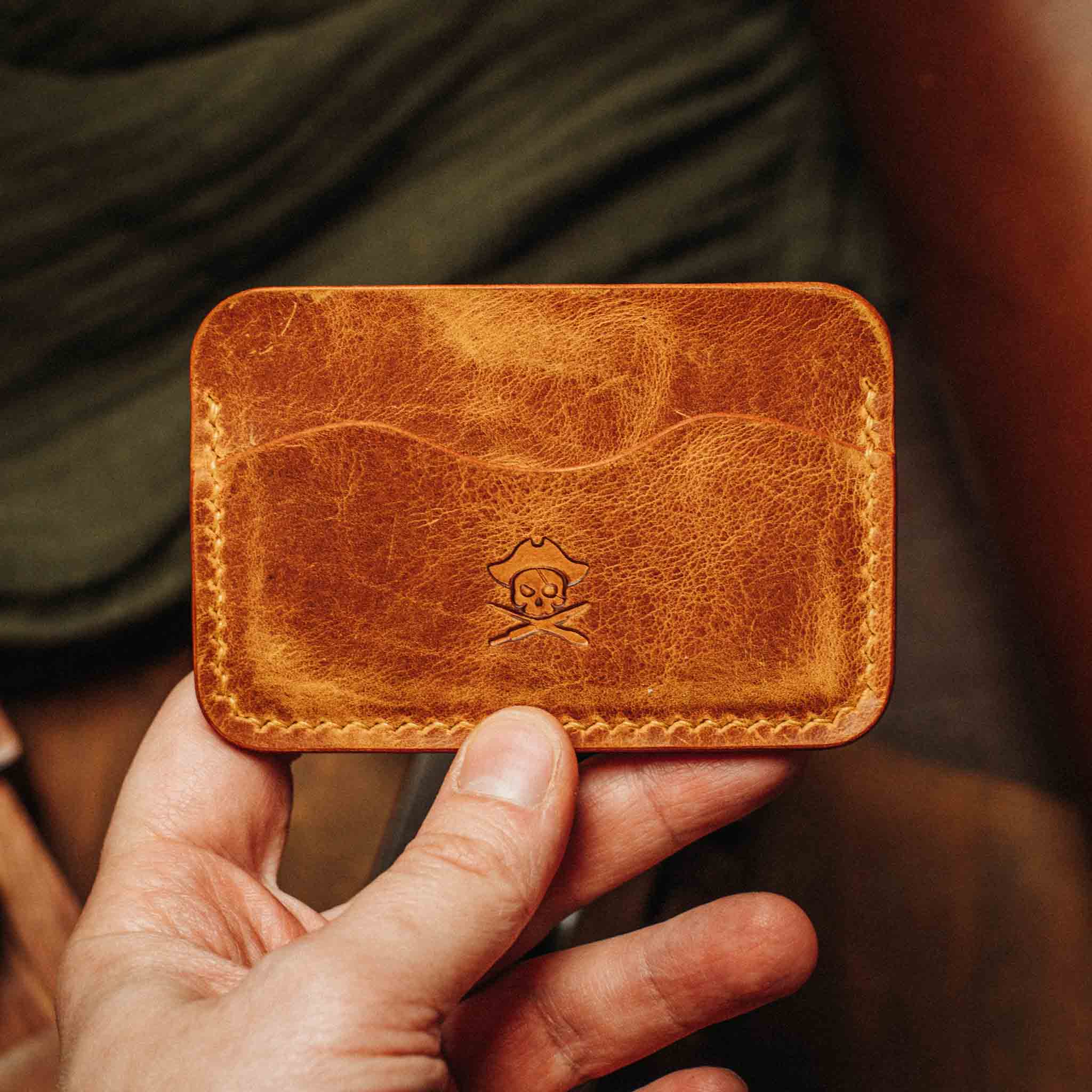 Pirate Goods Drunken Boatswain v2 Slim Wallet – Minimalist Leather EDC Card Holder