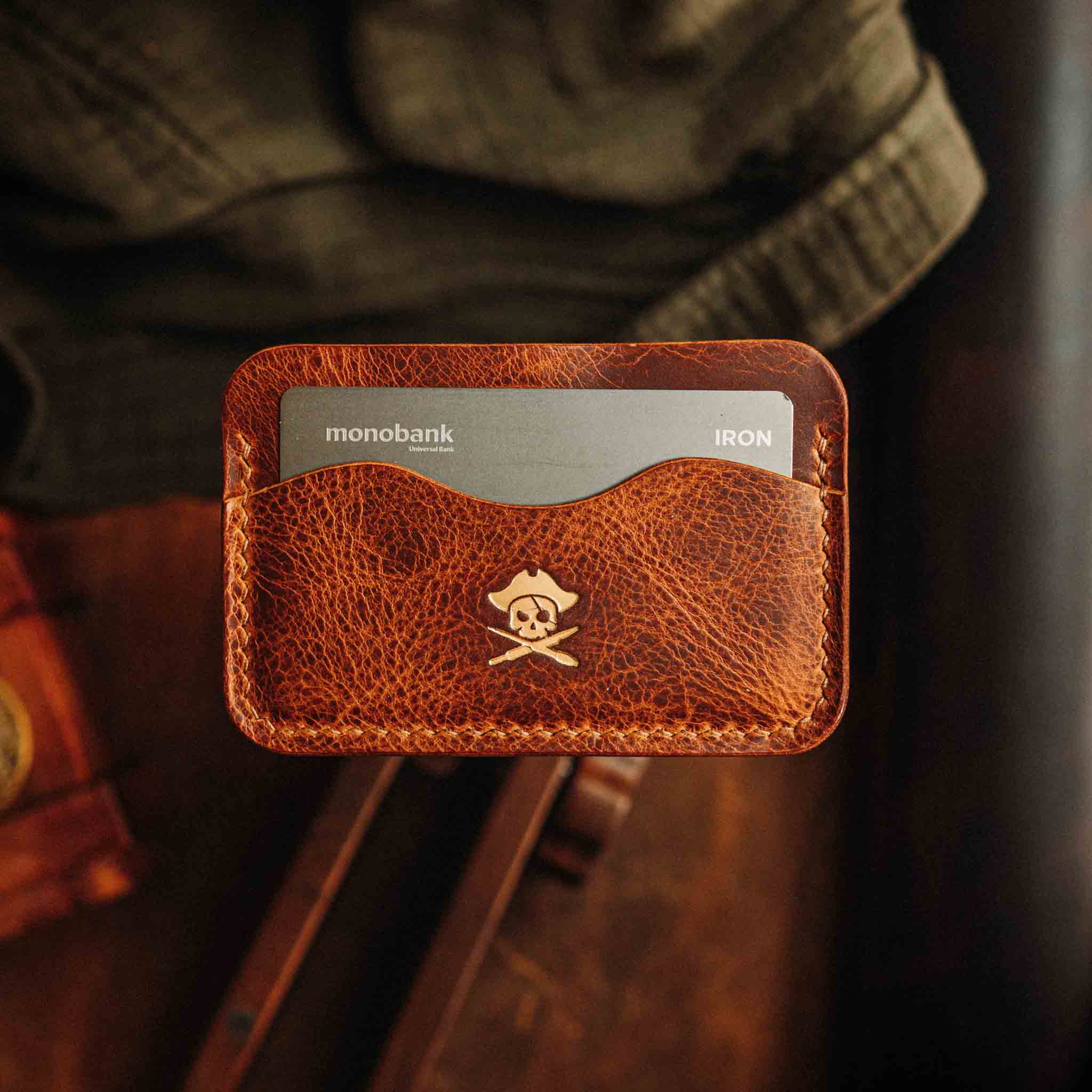 Pirate Goods Drunken Boatswain v2 Slim Wallet – Minimalist Leather EDC Card Holder