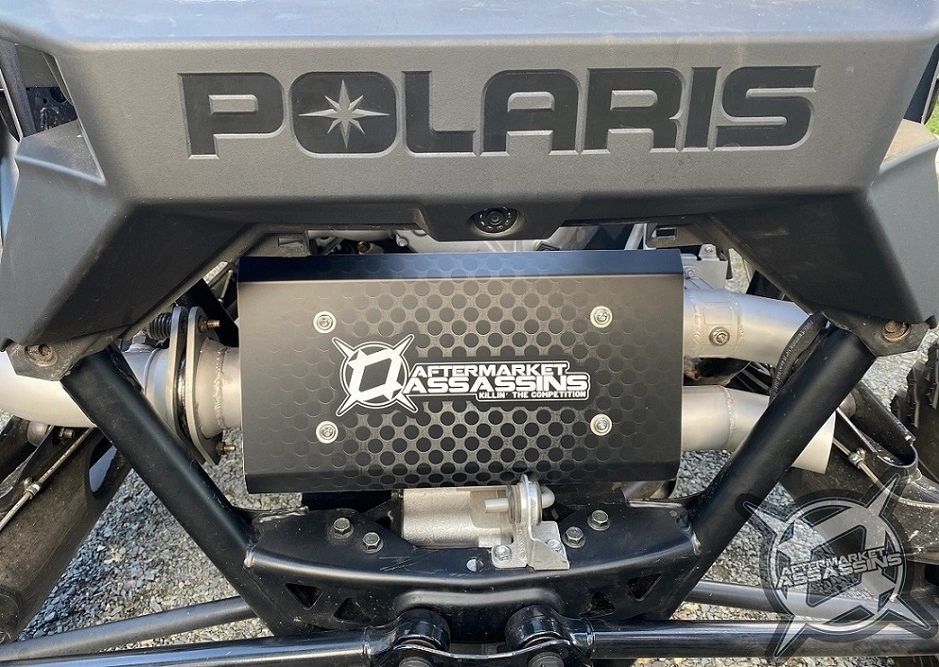Aftermarket Assassins Stainless Slip-On Exhaust for RZR Pro R