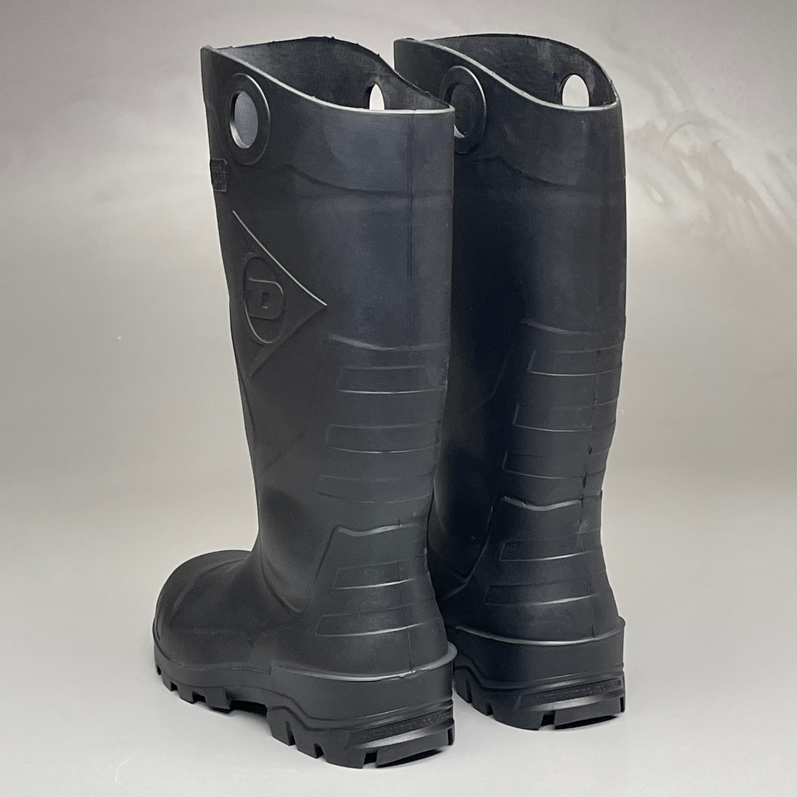 DUNLOP Steel Toe Safety Boots Waterproof Sz M 4 W 6 Black 86776