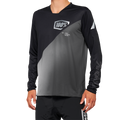100% R-Core-X Long-Sleeve Jersey - Black/Gray - Large 40000-00002