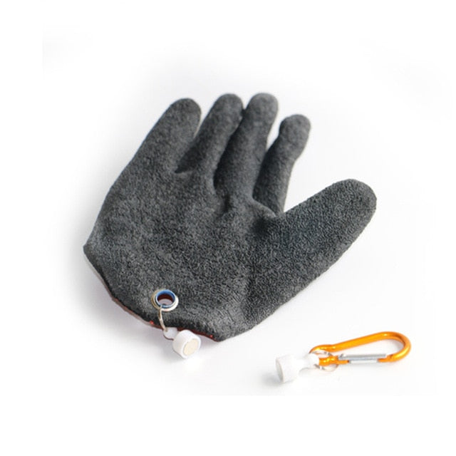 Fishing Catching Gloves Fisherman Professional Catch Fish Gloves with Magnetic Hooks Cut Puncture Resistant Protect Hand