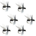 Black Fur Flying Ant Terrestrial Trout Dry Fly - 6 Flies Hook Size 18