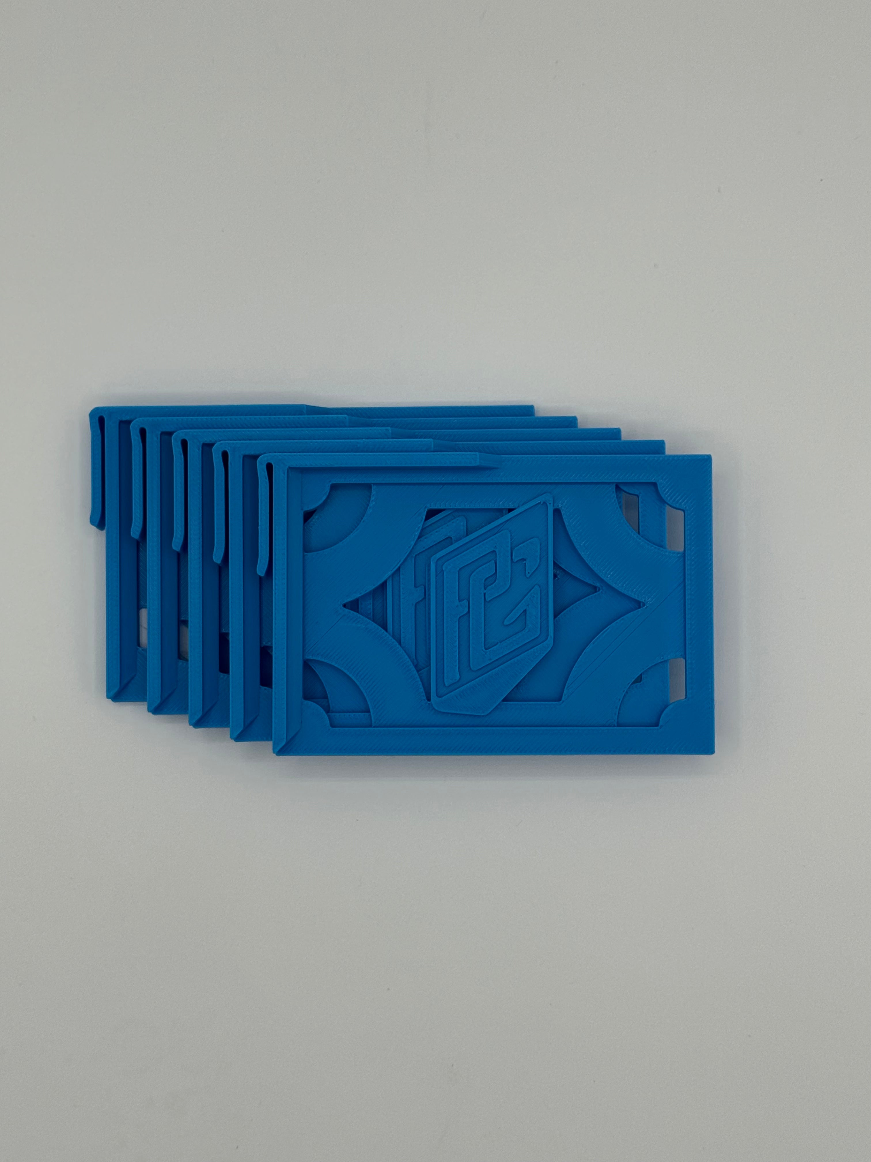 WIDE Single Row Cardboard Card Storage Clips v 3.0 - 5 Pack