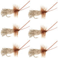 Goddard Caddis Dry Fly - 6 Flies Hook Size 14
